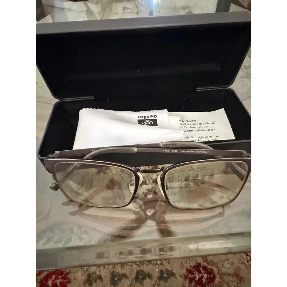 Vintage Flexon 52-17 Eyeglasses Titanium-Nickel Alloy Frame Lightweight Full Rim